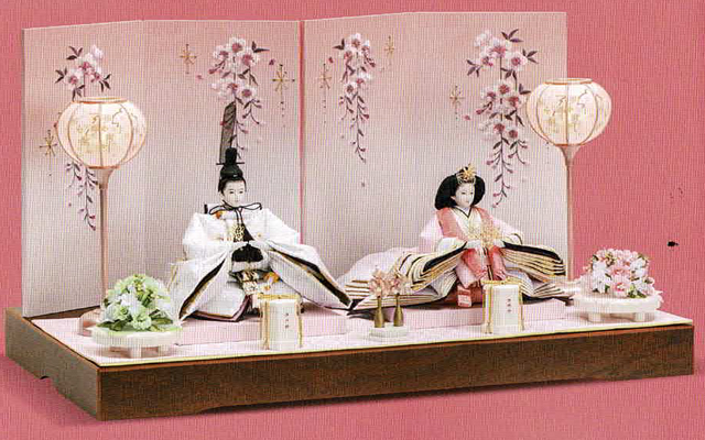 親王飾り（平飾り） | 熊本市新町の玩具問屋のむろや